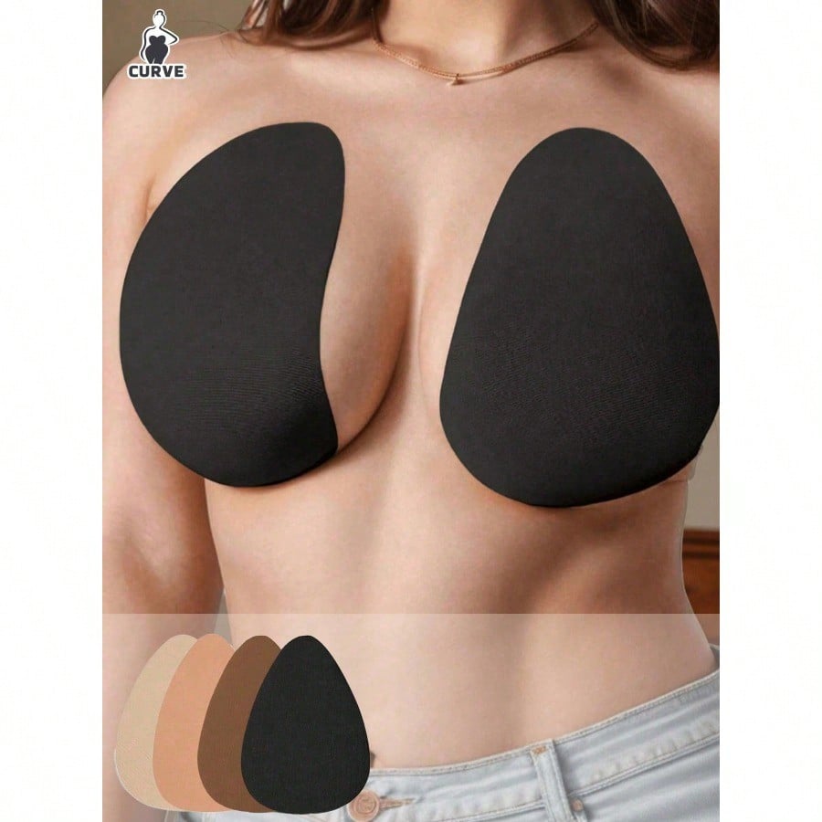 Strapless Bra Adhesive - 4pcs Plus Size Invisible Lift Latex