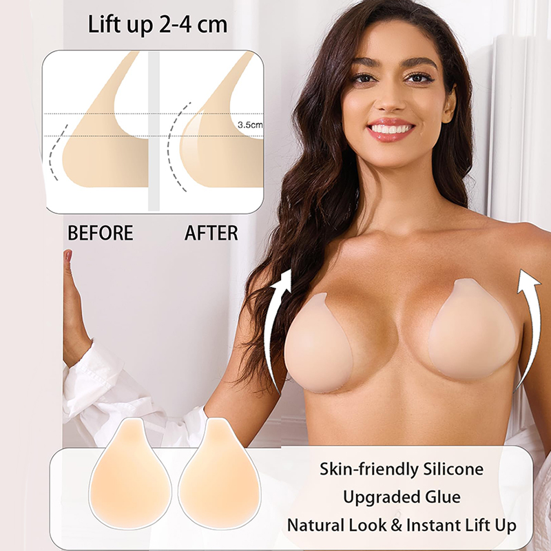 1/2 Pairs Women Sticky Bra Pus – обзор и цена Backless Bra Sticky