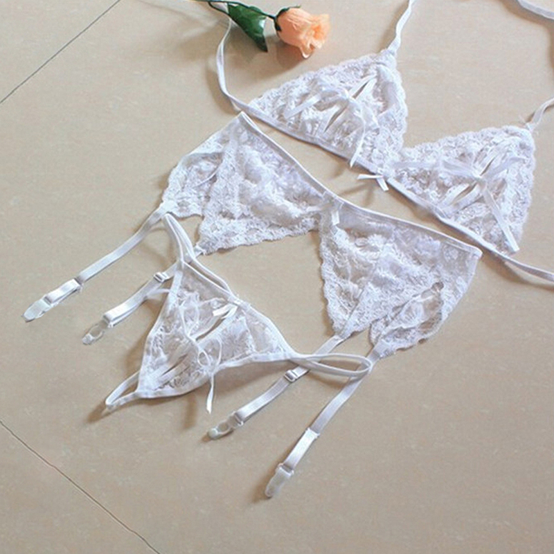 1 Set Women's Lace Lingerie, S – обзор и цена Sheer Mesh Bra