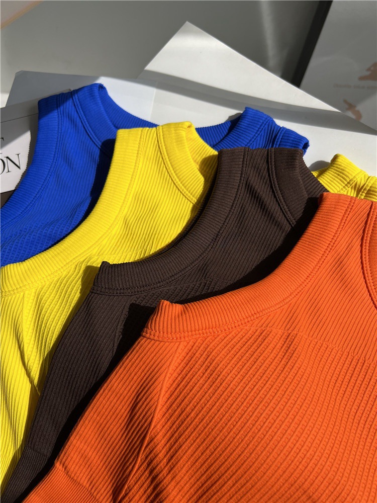 Women's Candy-Colored Yoga Tan – обзор и цена T Shirt Bra Seamless