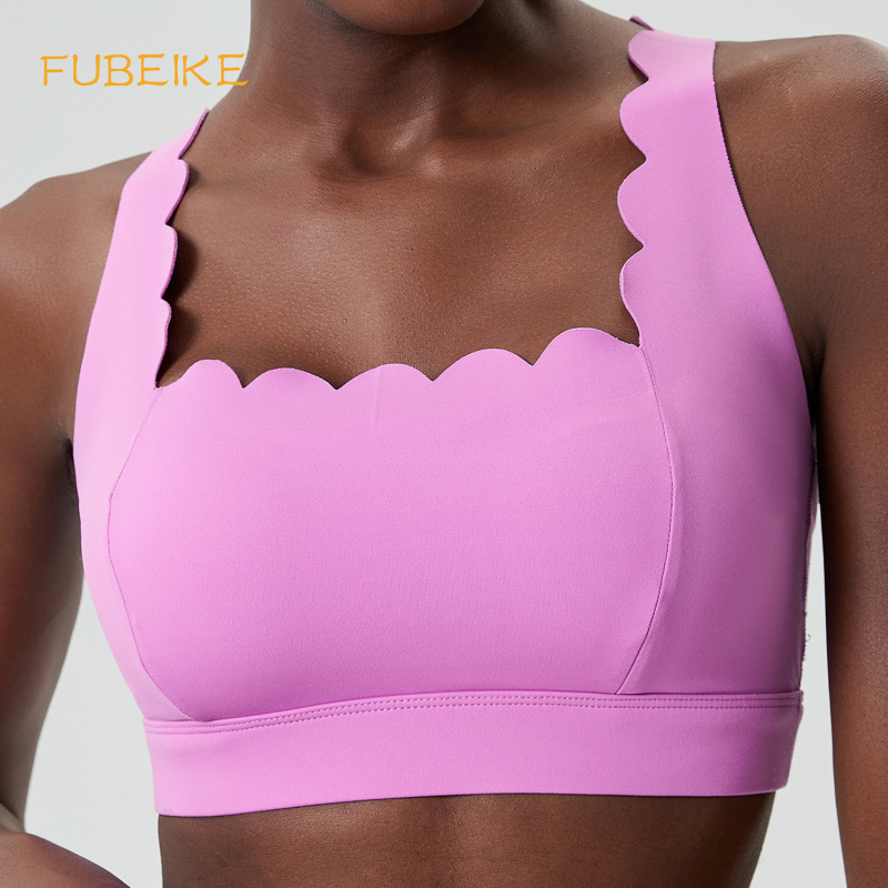 FUBEIKE Small Wave Double-Shou – обзор и цена Sports Bra Racerback