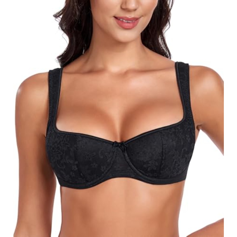 DotVol Women's Lightly Padded  – обзор и цена Demi Bra Balconette