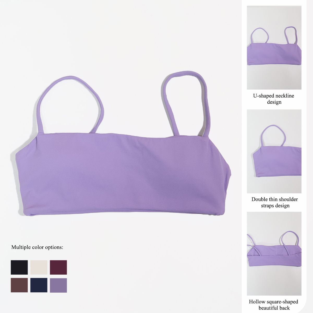 Ctenkevet New Summer Quick-dry – обзор и цена Plunge Bra Push Up