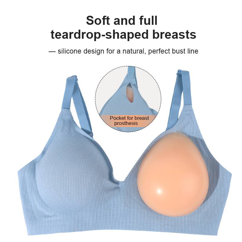 Silicone Breast Mastectomy Bra – обзор и цена Mastectomy Bra Pocket