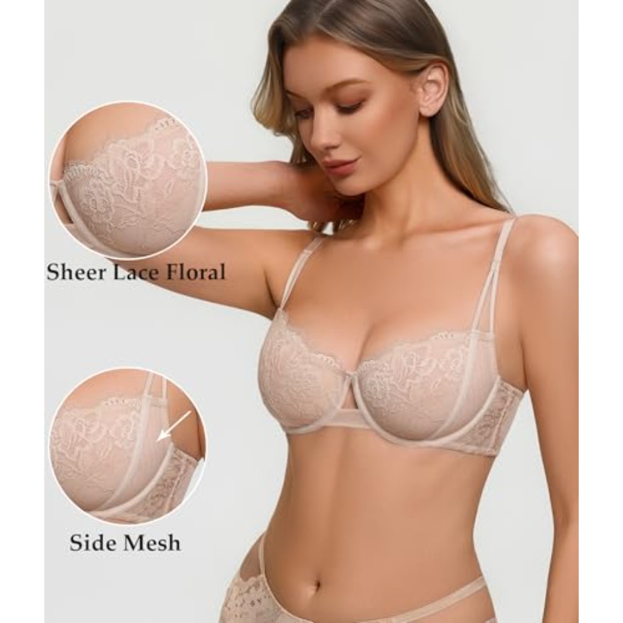 Avidlove Lace Bras for Women S – обзор и цена Demi Bra Balconette