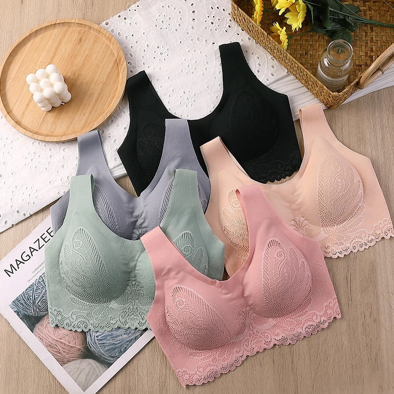 Breathable Latex Bra Seamless  – обзор и цена Sleep Bra Bralette