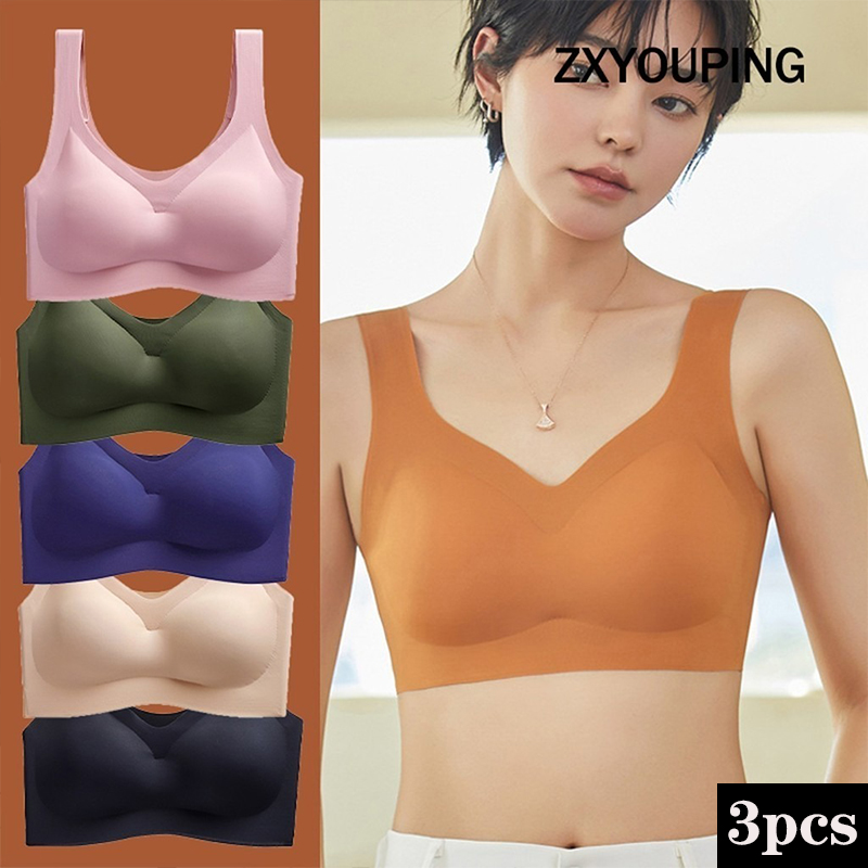 3PCS Sexy Sports Bra Seamless  – обзор и цена Full Coverage Bra