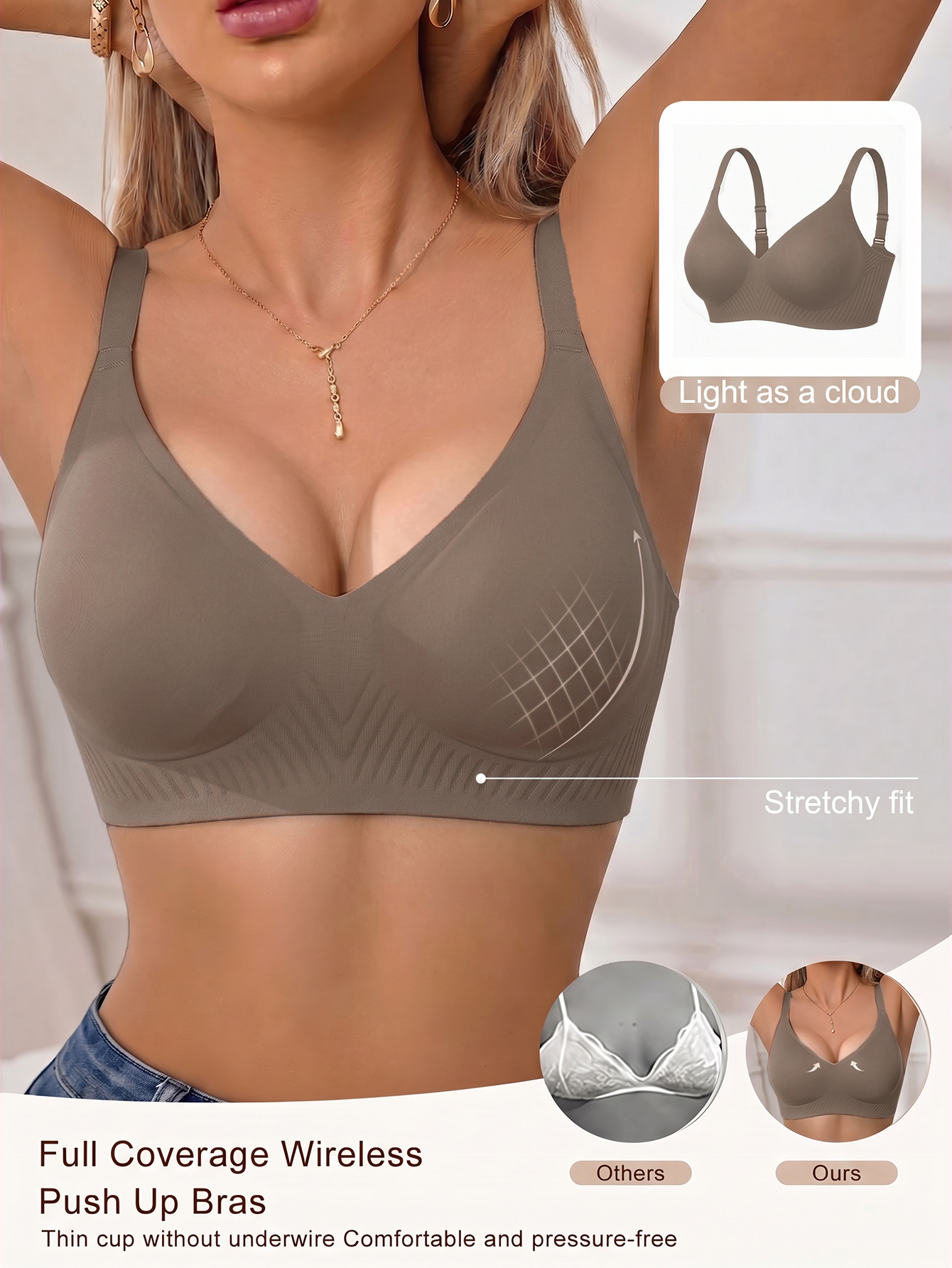 Full Coverage Push Up Jelly Su – обзор и цена Full Coverage Bra