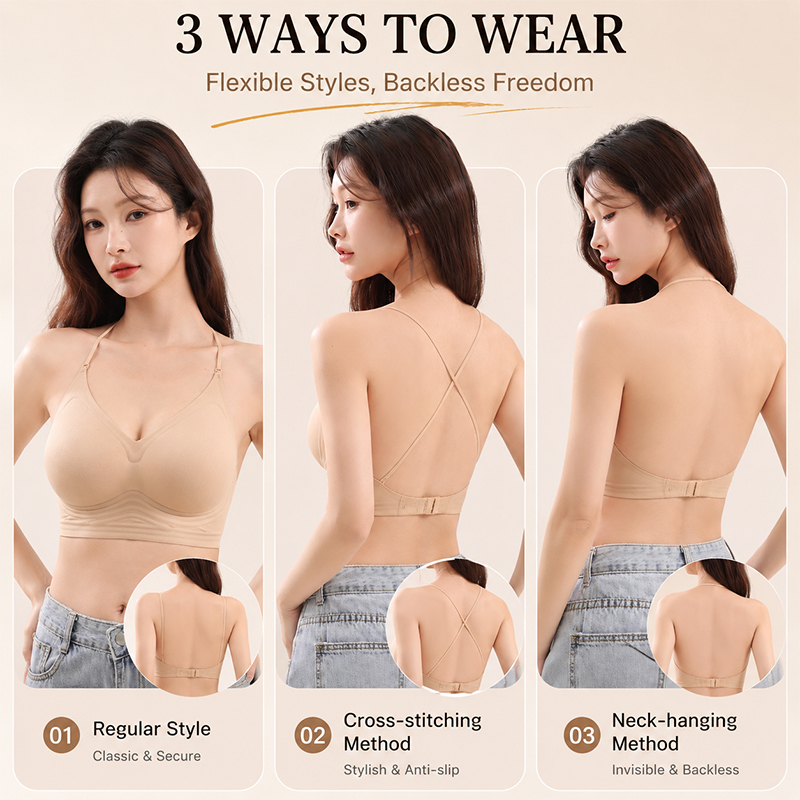 FINETOO Seamless Wave Support  – обзор и цена Sleep Bra Bralette