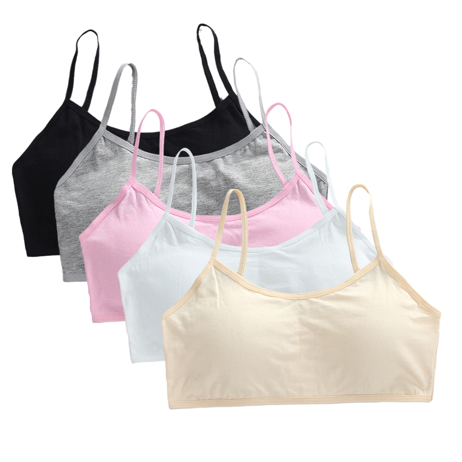 5pcs Teenage Girls Cotton Trai – обзор и цена Cotton Bra Everyday