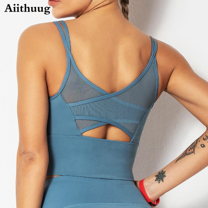 Aiithuug Yoga Bras Fitness Shi – обзор и цена Sports Bra Racerback