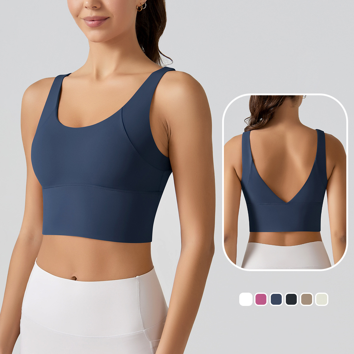1PC New Yoga Tank Top Summer S – обзор и цена Plunge Bra Push Up