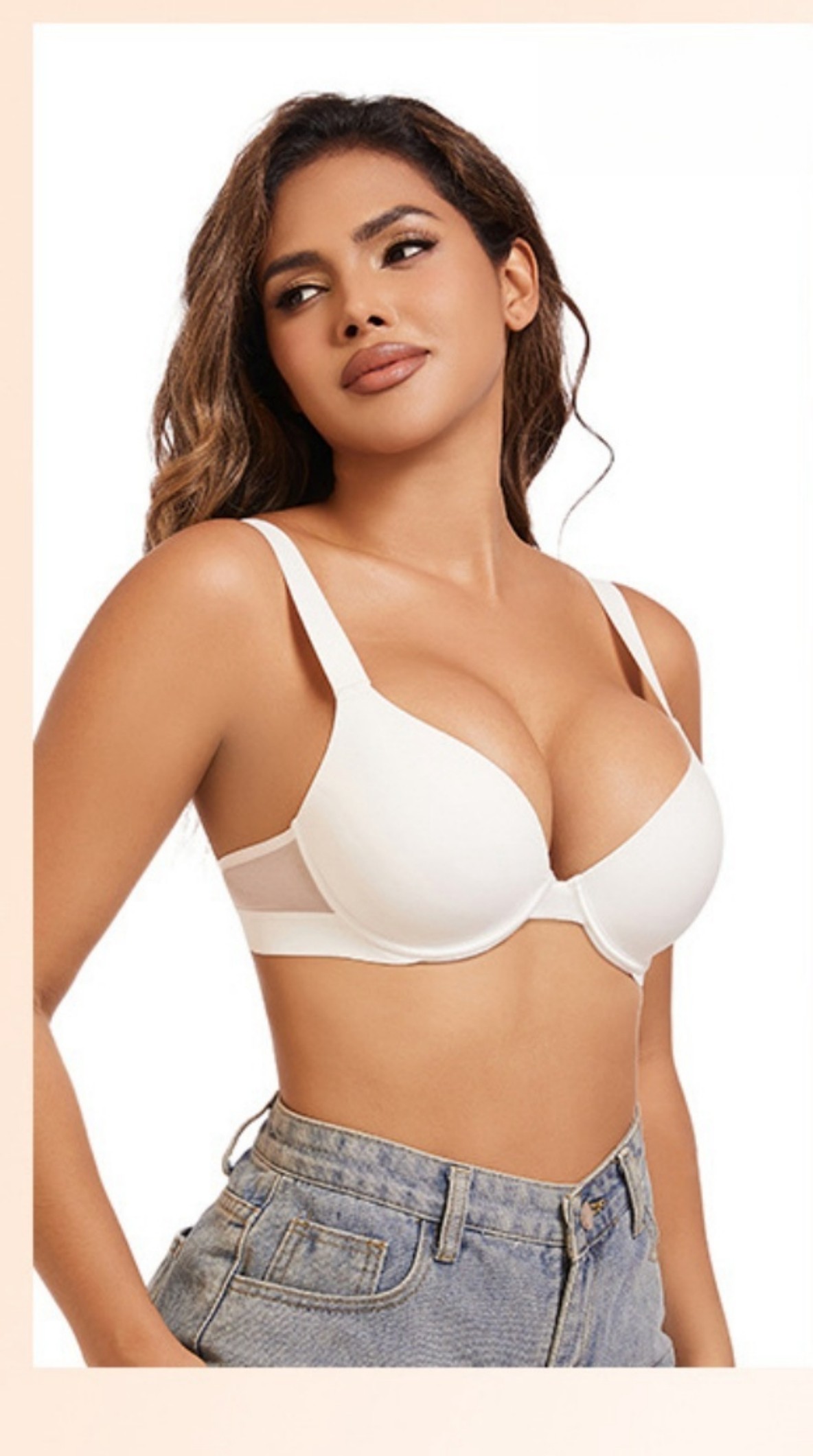 2025 Women's Plus Size Push Up – обзор и цена Demi Bra Balconette