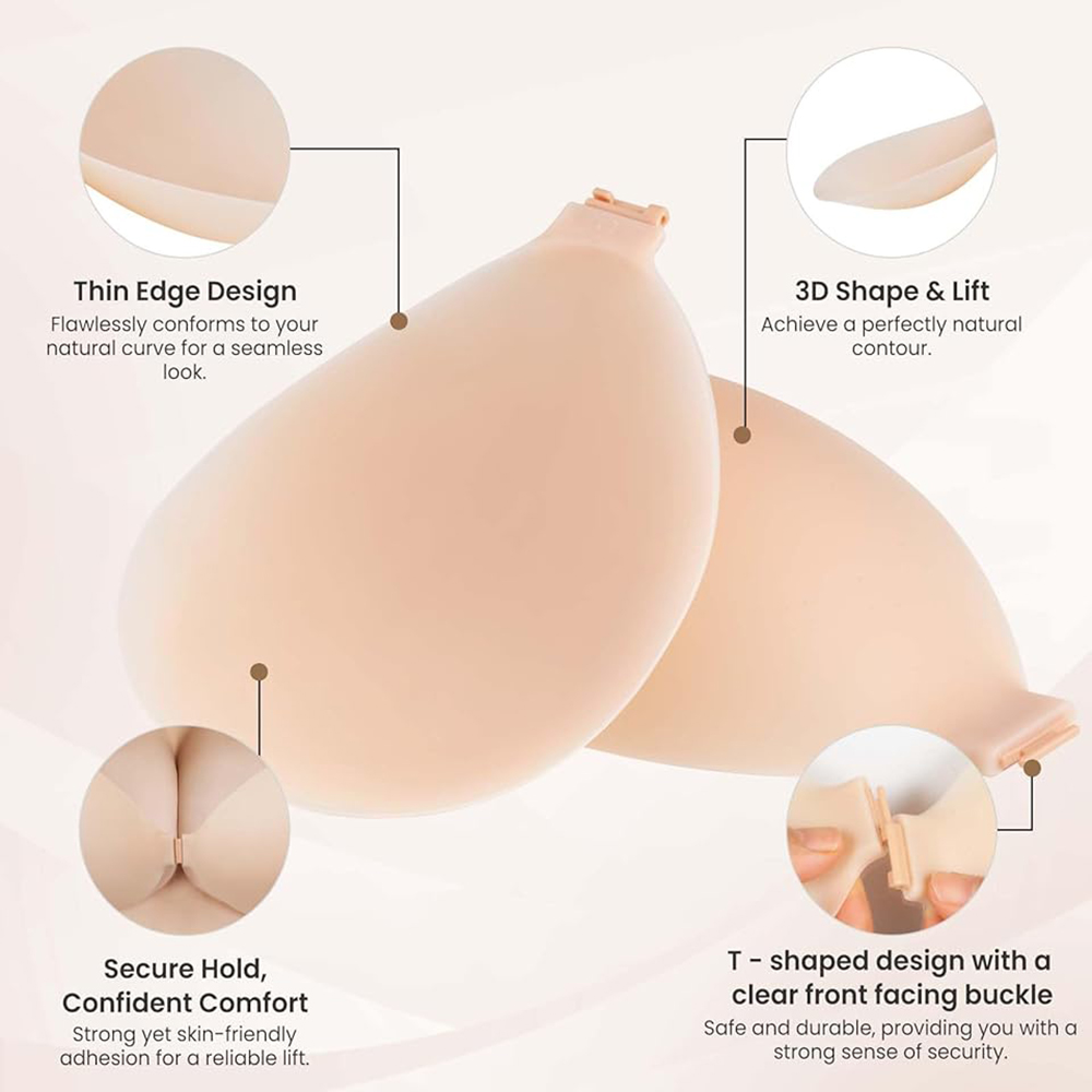 Strapless Push Up Sticky Bra P – обзор и цена Backless Bra Sticky