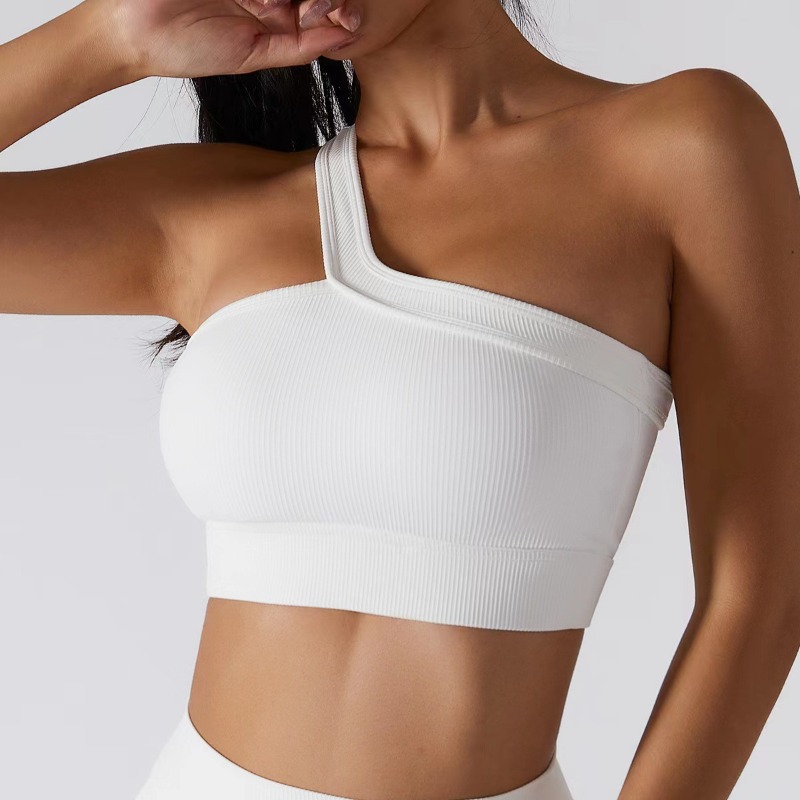 Women Single Shoulder Sexy Yog – обзор и цена T Shirt Bra Seamless