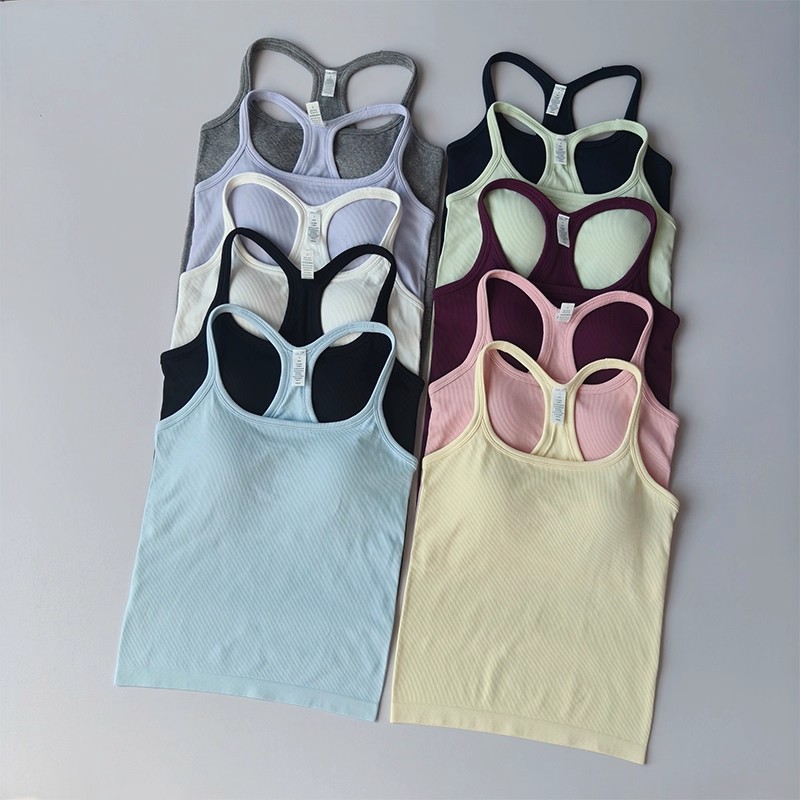 Summer Women's Yoga Camisole S – обзор и цена T Shirt Bra Seamless