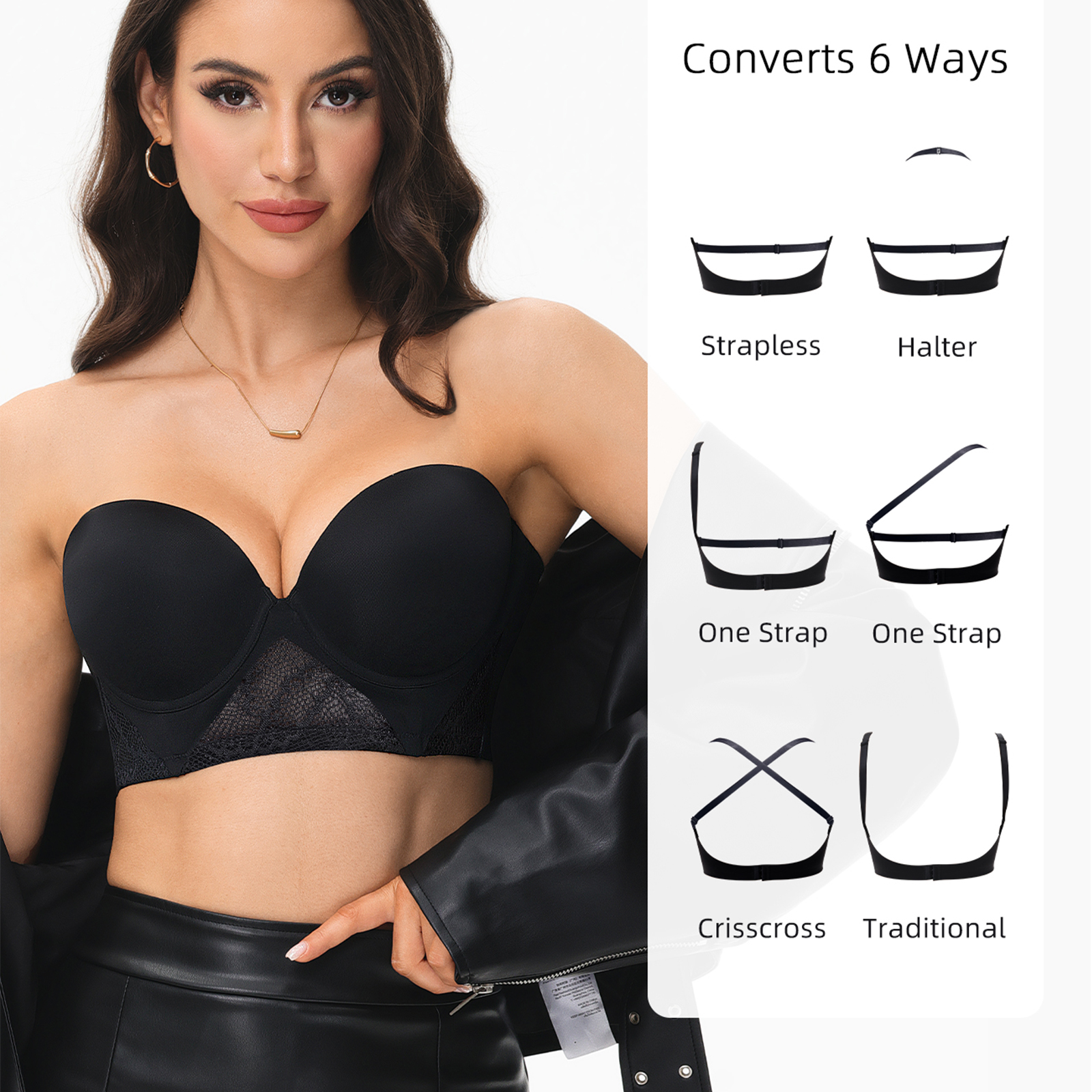 New Women Bras Everyday Sexy T – обзор и цена Convertible Bra Multiway