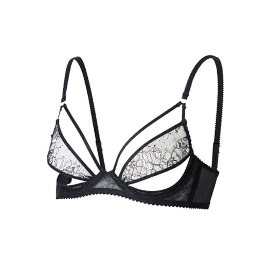 Faye Women's Sexy Lace Bra, Ba – обзор и цена Demi Bra Balconette