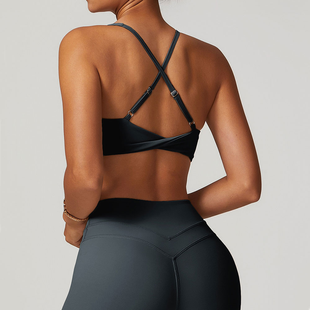 JUREN Sports Bra Women Fitness – обзор и цена Plunge Bra Push Up