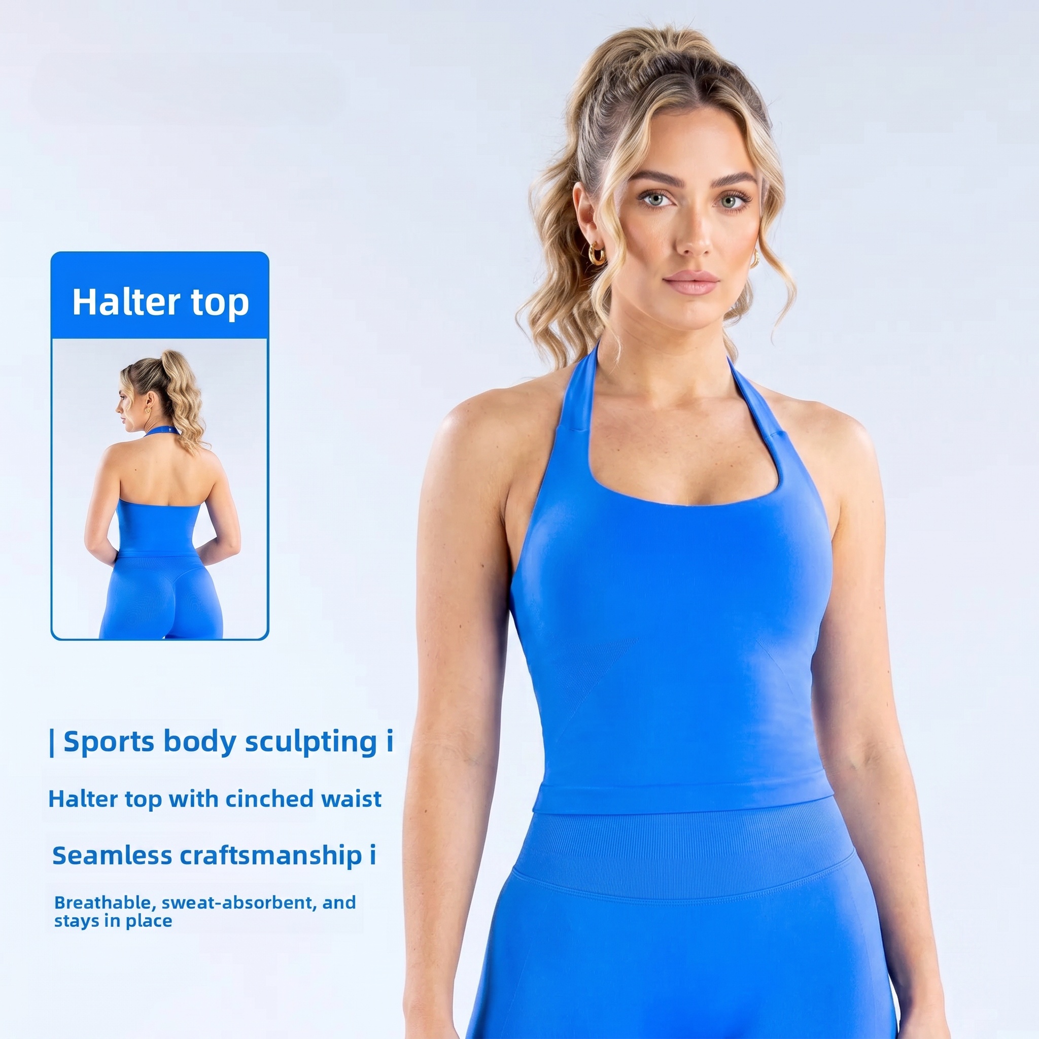 DenyfFitness Halter Top Woman  – обзор и цена Plunge Bra Push Up