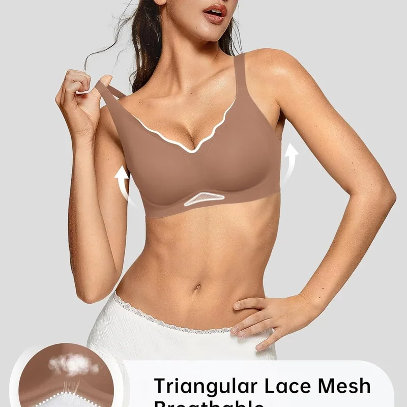 Women’s Wireless Bras Scallope – обзор и цена Wirefree Bra Comfort