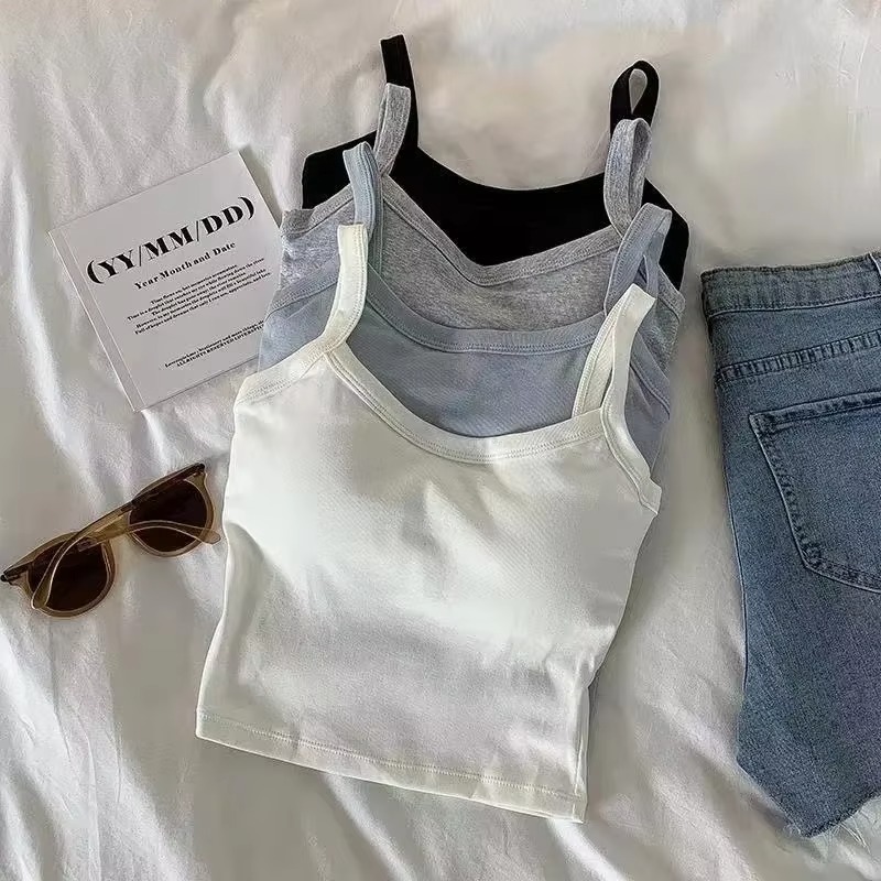 Crop Top Women Sexy Sleeveless – обзор и цена T Shirt Bra Seamless